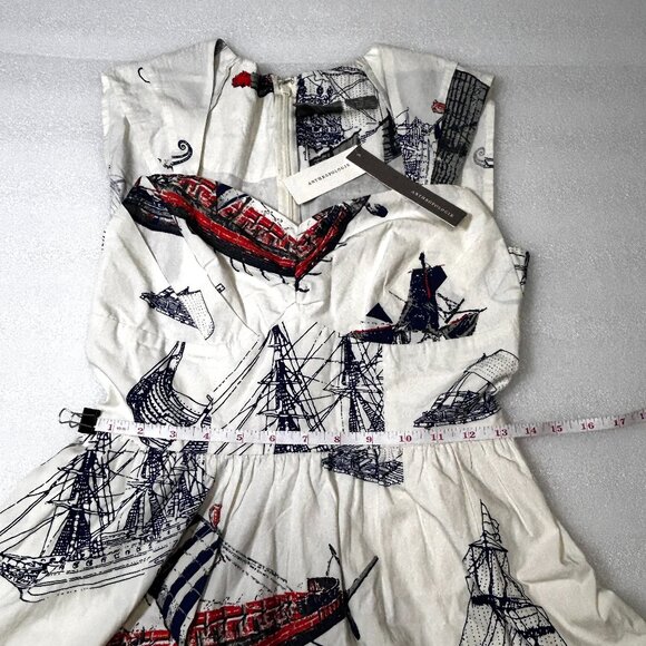 Anthropologie Girls From Savoy Bon Voyage Dress size 2 NWT - Picture 2 of 10